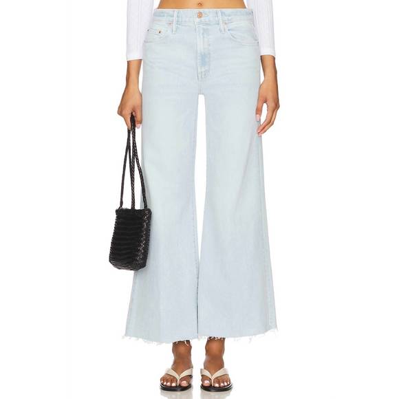 NEW MOTHER twister ankle fray jean in cowabunga - Picture 1 of 3